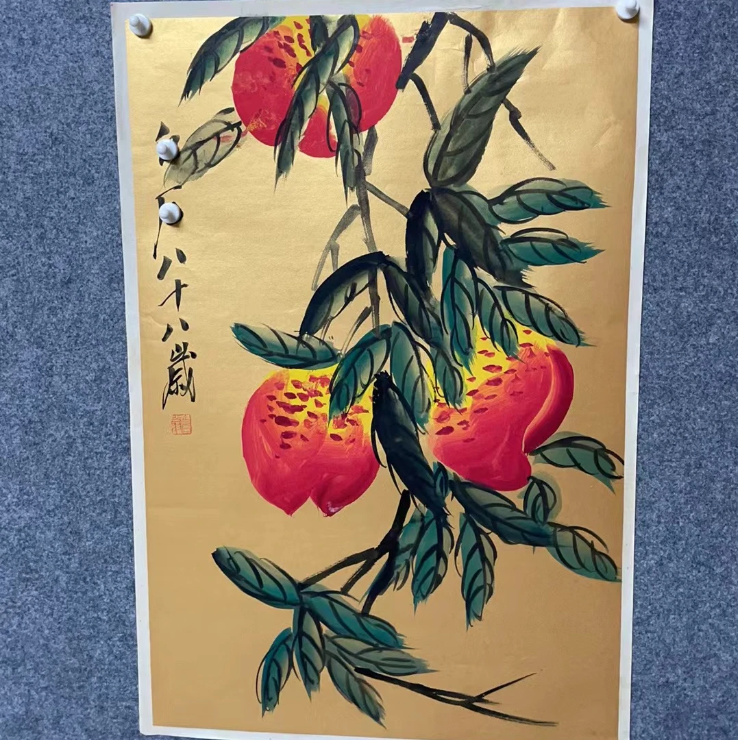 墨香艺苑珍寿桃图