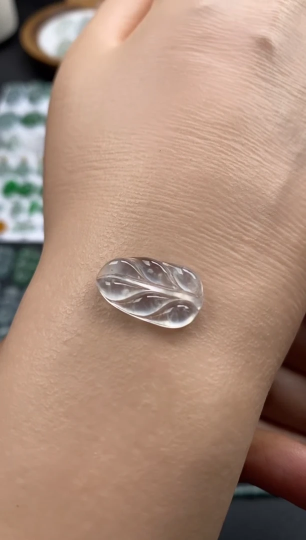 散珠翡翠高冰叶子