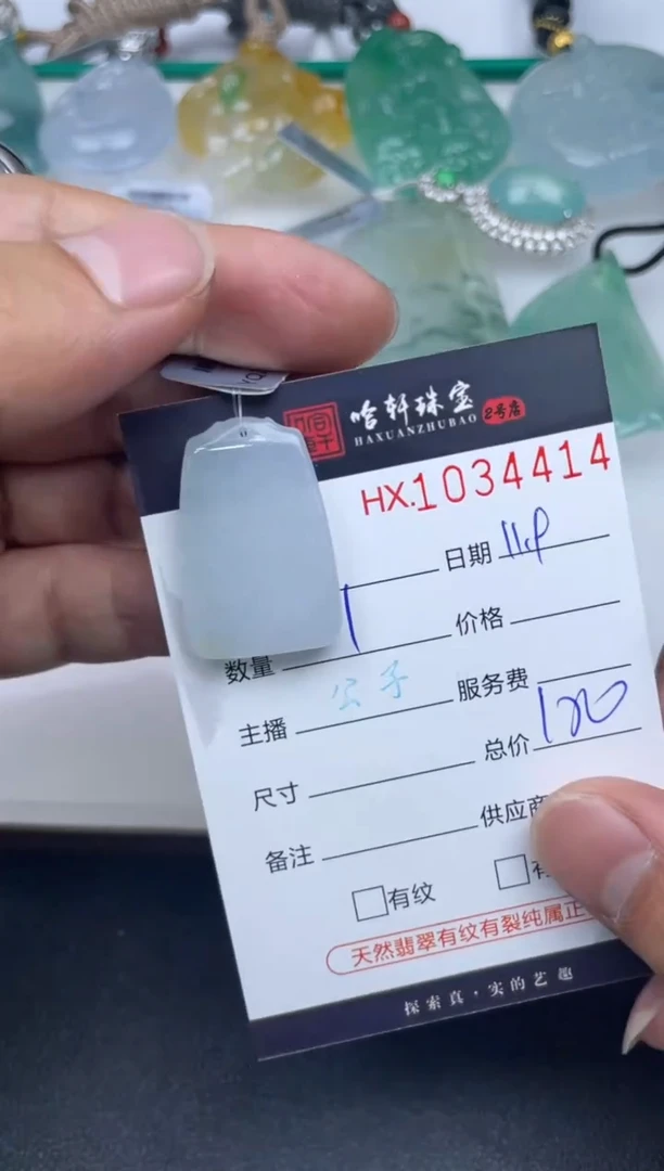 吊坠(不含链)未镶嵌翡翠哈轩  挂件1