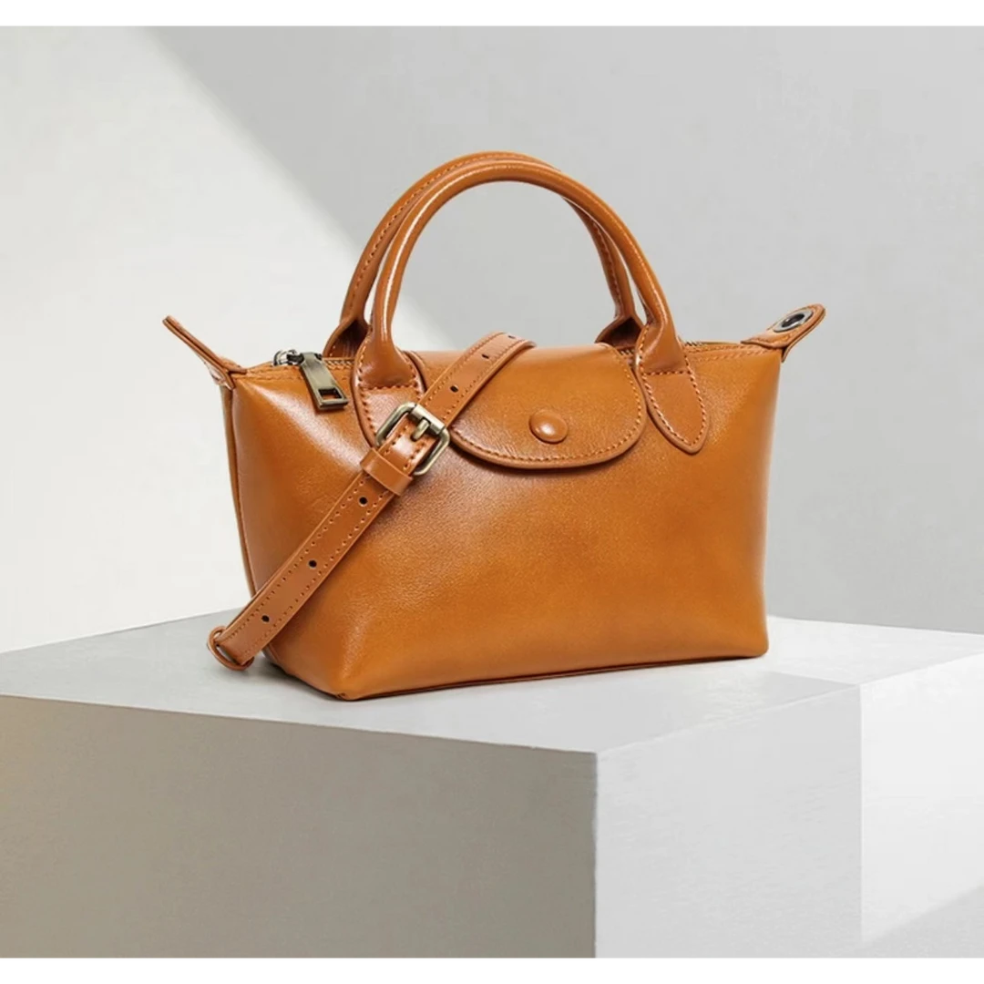 【Rain.Cun】XKY-6890-棕色-RAIN.CUN轻奢小众时尚百搭女士包