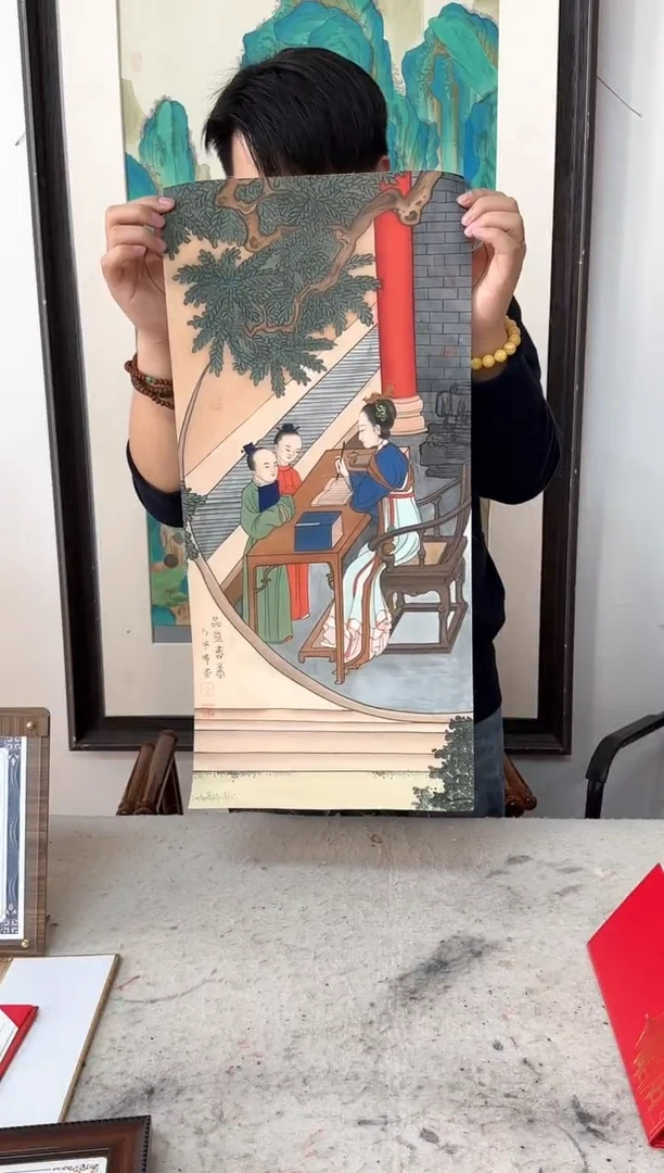 国画马老师作品分享