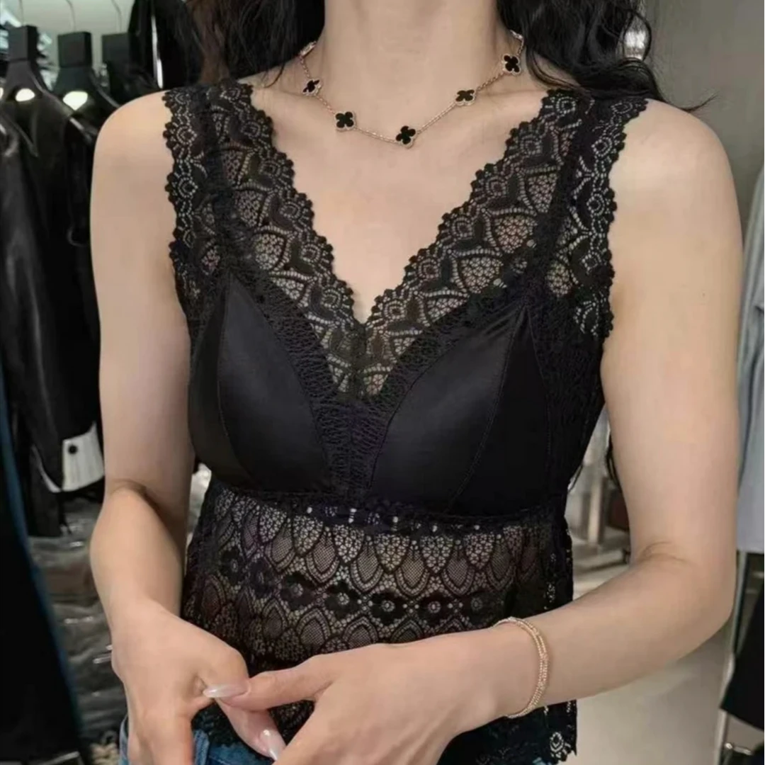 《终身爱》250008美背拼蕾丝肤感连体三角杯美背性感百搭美背