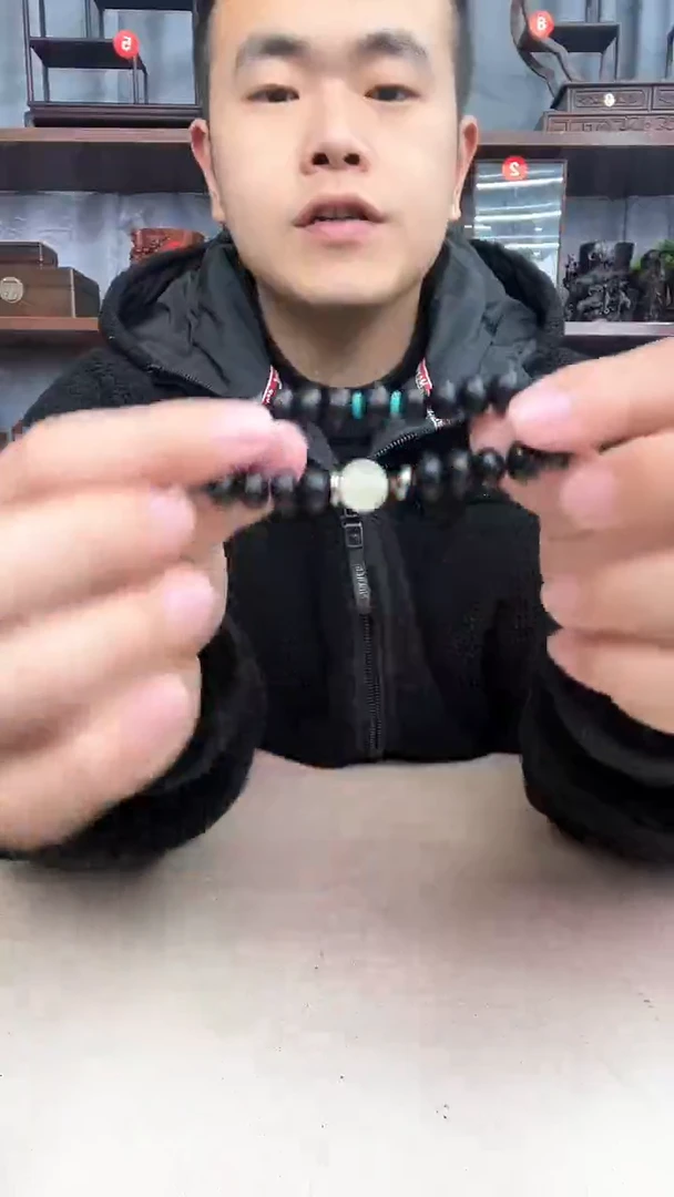 【闪购商品】乌木类端景台小李子红木工艺品