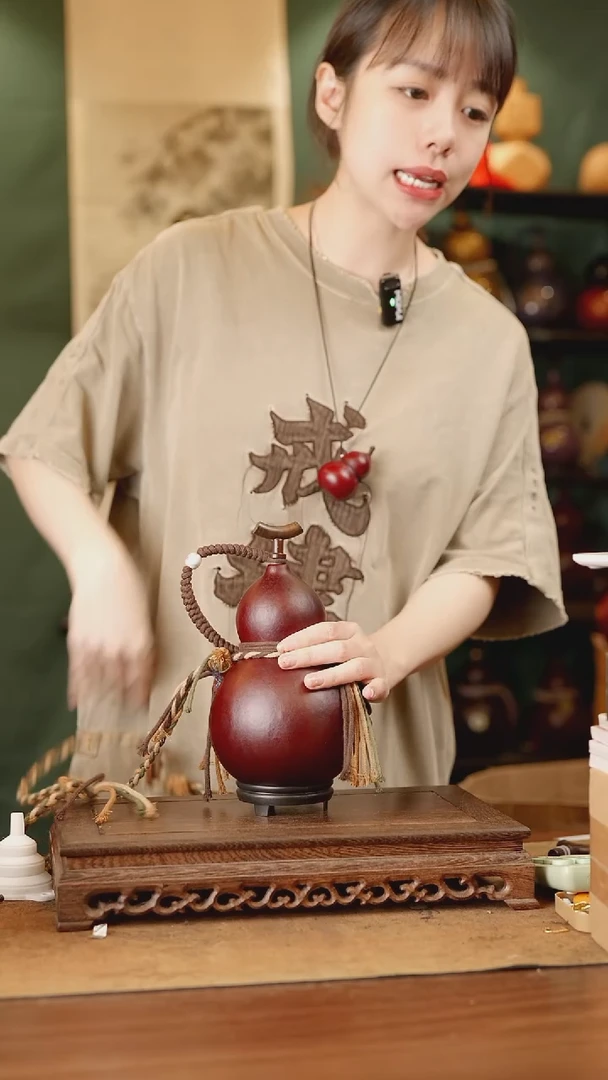 177号精品天然大漆酒葫芦一物一拍~