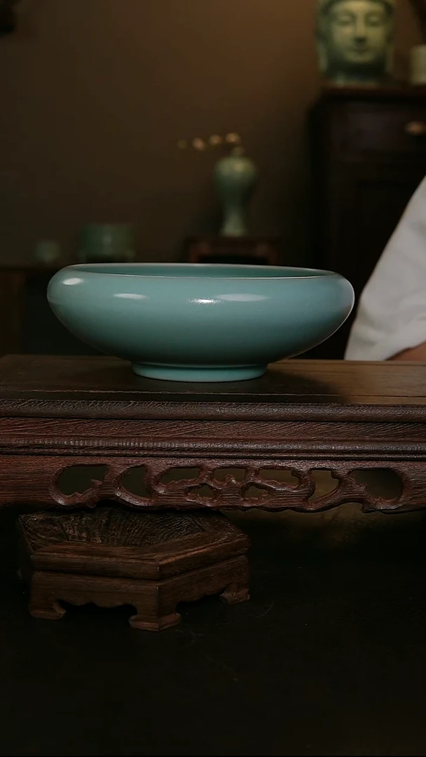 摆件仿古手工茶洗