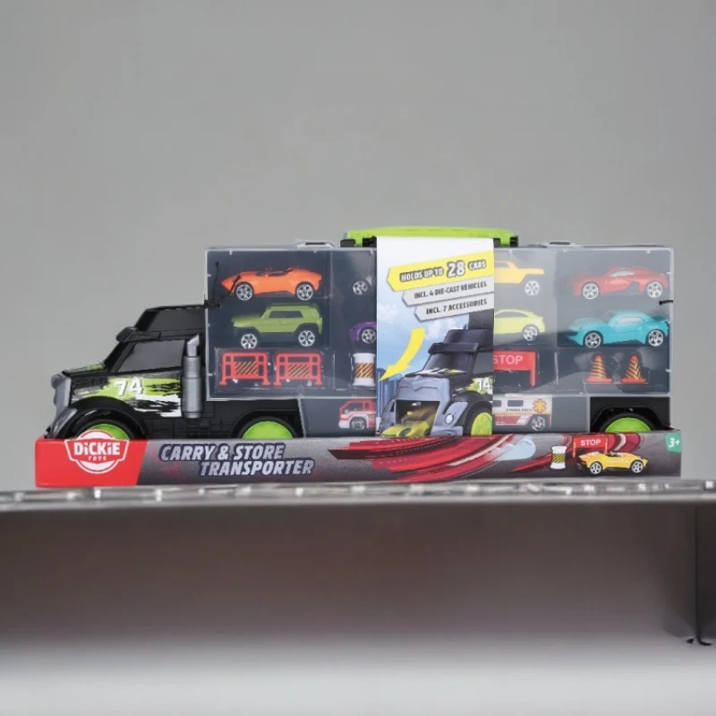 小型合金运输车超大货柜车合金小车收纳盒运输卡车汽车玩具模型