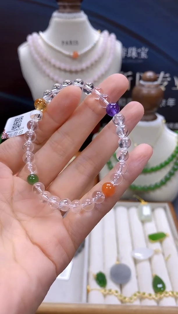 水晶手链未镶嵌水晶cg