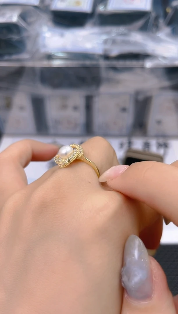 未镶嵌淡水珍珠耳饰jz1056