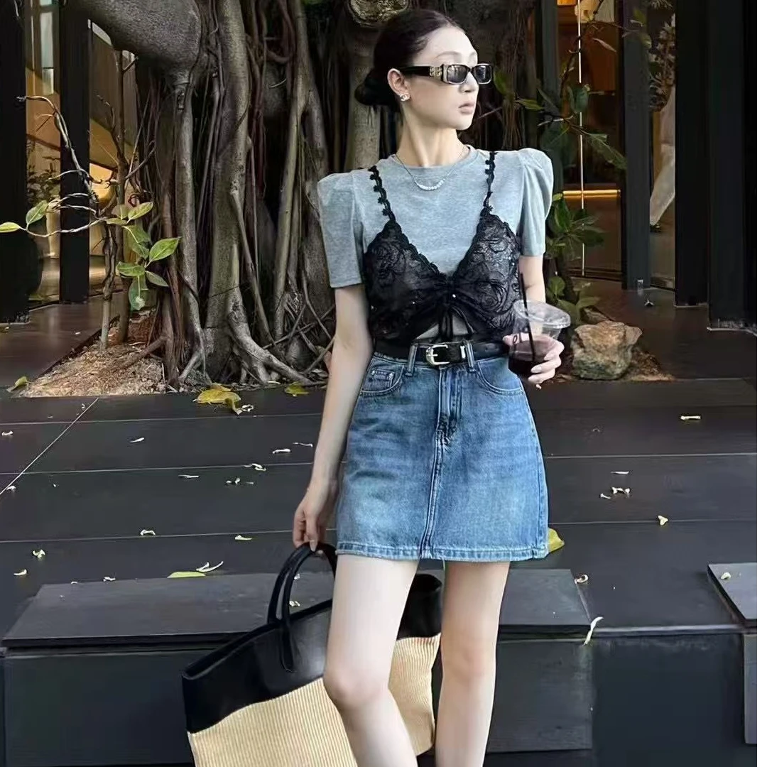 (91198)女士牛仔裙