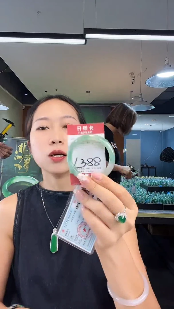 未镶嵌手镯石英质玉非洲翠53