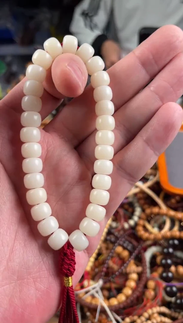 吊坠白玉菩提王胖子文玩工作室菩提根算盘珠2型