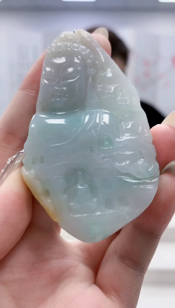 未镶嵌定制翡翠4829jw-毛货挂件56