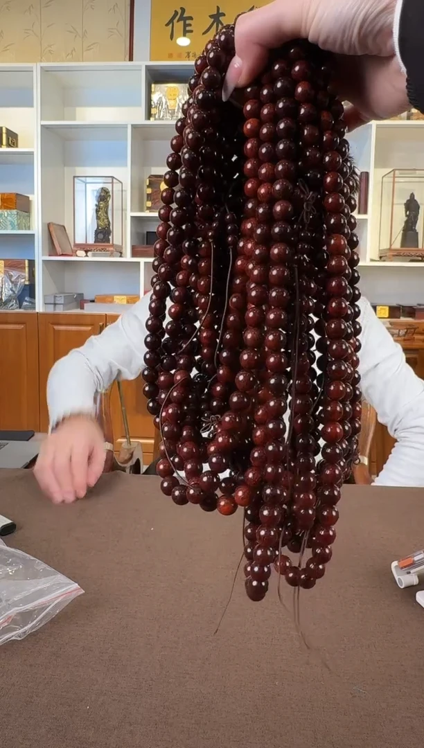 檀香紫檀（小叶紫檀）1.0 圆珠108颗