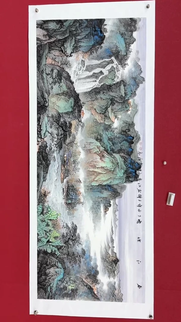 国画国画绘画山水花鸟