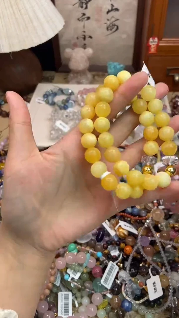 未镶嵌方解石-水晶项链415