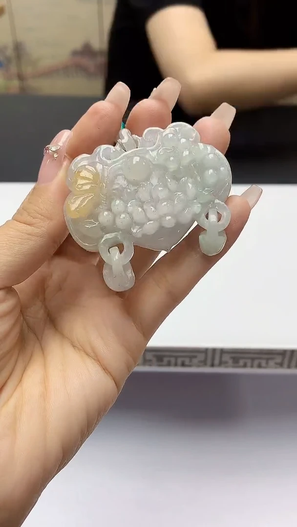 未镶嵌定制翡翠3099ty-毛货挂件53