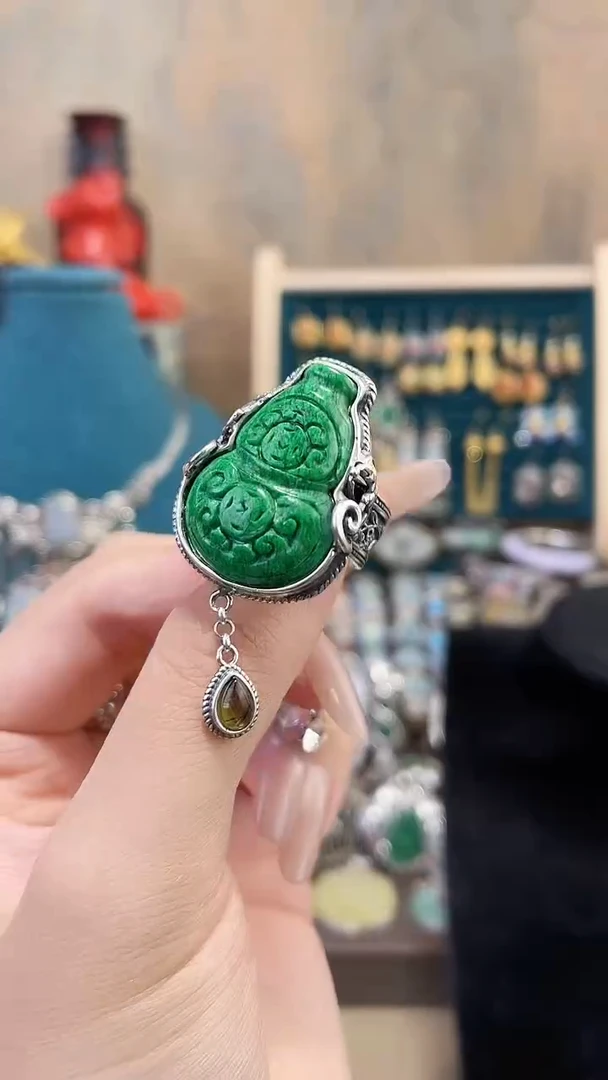 非遗手工花丝镶嵌戒指