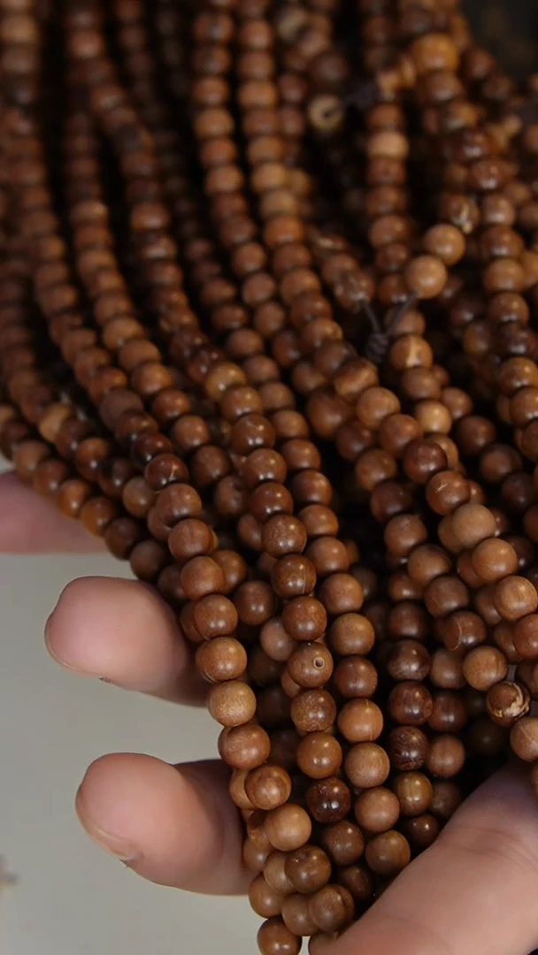 【闪购商品】檀香木手串/手链老山檀0.6多圈108颗多样式发其一瑕疵