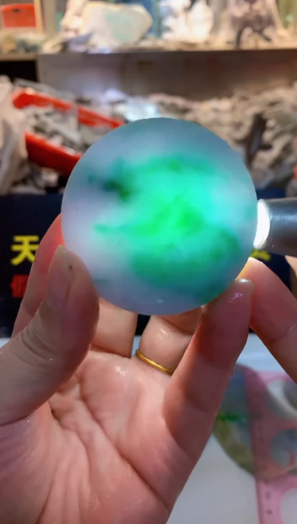 裸石翡翠0朱0翡翠珠宝563