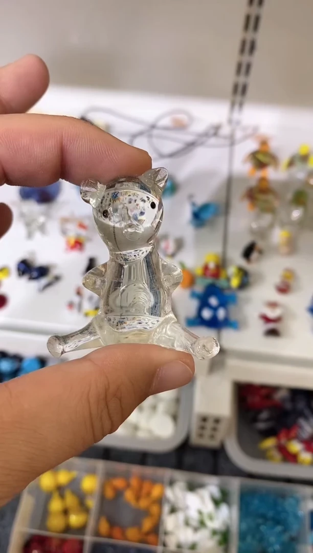 琉璃手工艺品特价熊