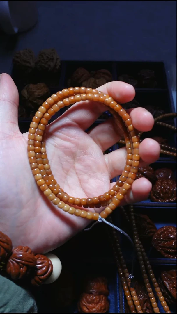 手串菩提根/象牙果4.8左右迷你老料龙脊菩提