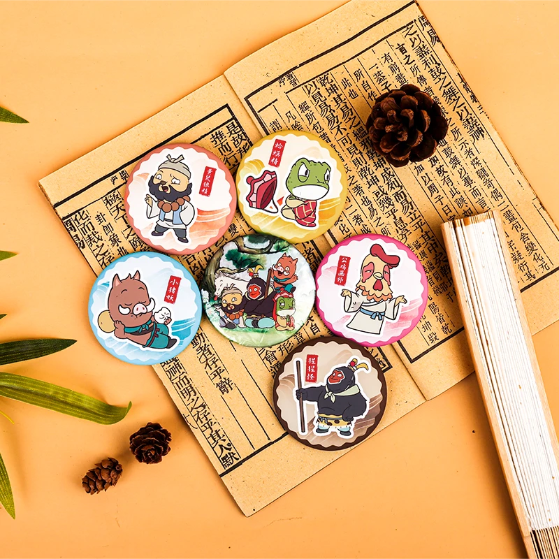 上美影浪浪山小妖怪马口铁徽章盲盒吧唧可爱收藏纪念小猪妖周边