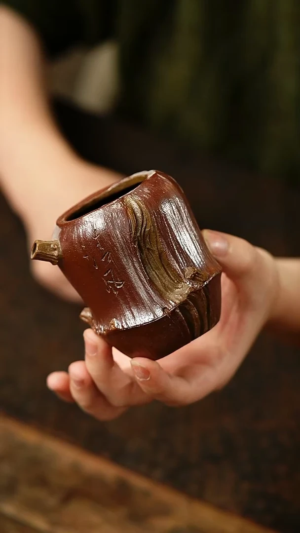 茶杯紫砂6号紫砂柴烧