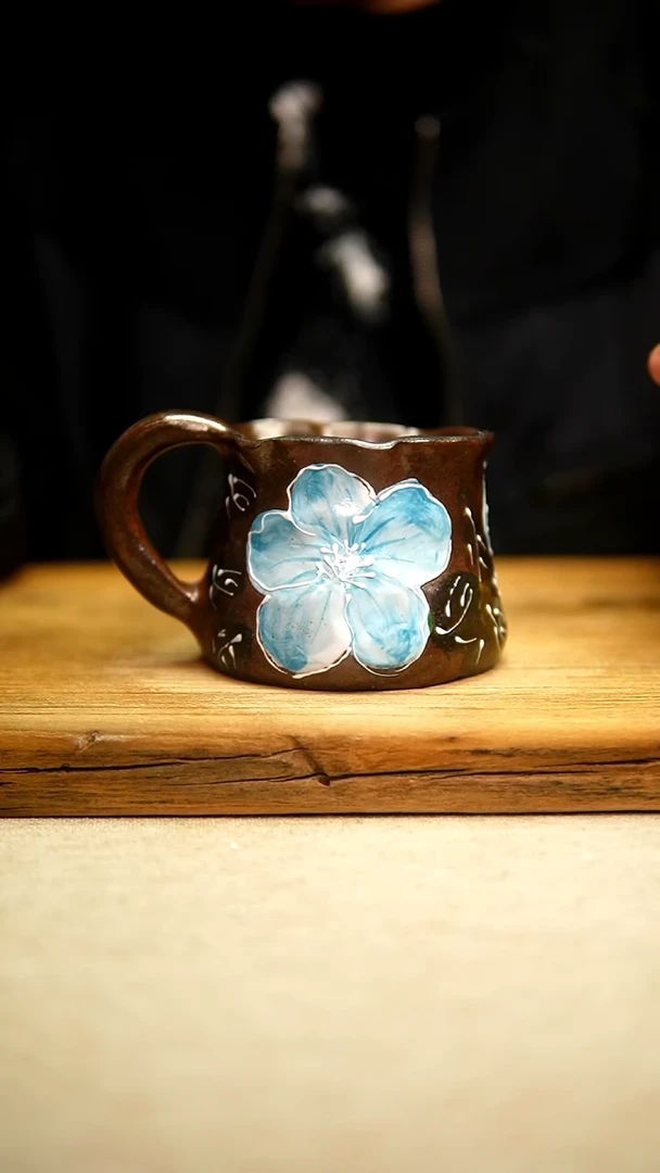 @@陶园瓷舍@@纯手工手绘@高温釉下彩