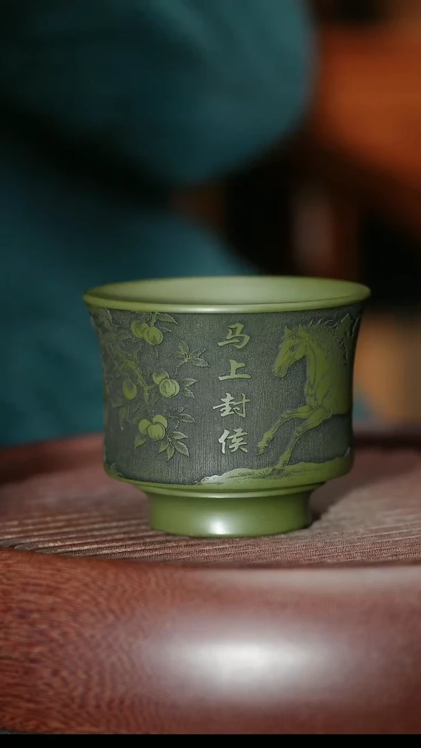 茶杯紫砂紫砂主人杯福利放漏