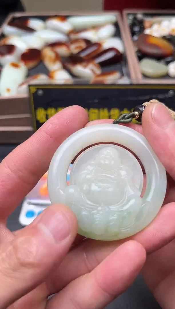 未镶嵌和田玉（子料）挂件YL-HH-12.20-7