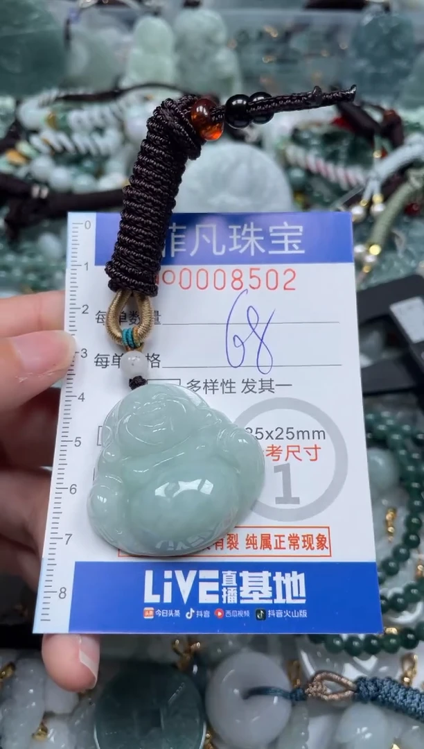 【闪购商品】翡翠颈饰未镶嵌00..8502