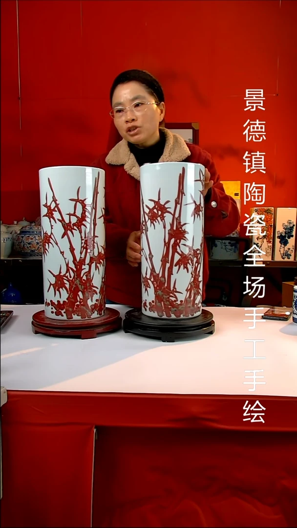摆件陶瓷景德镇陶瓷 全场手工手绘