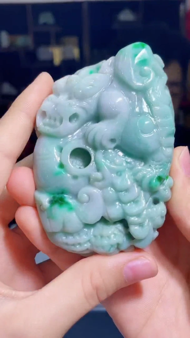 翡翠未镶嵌吊坠(不含链)E56