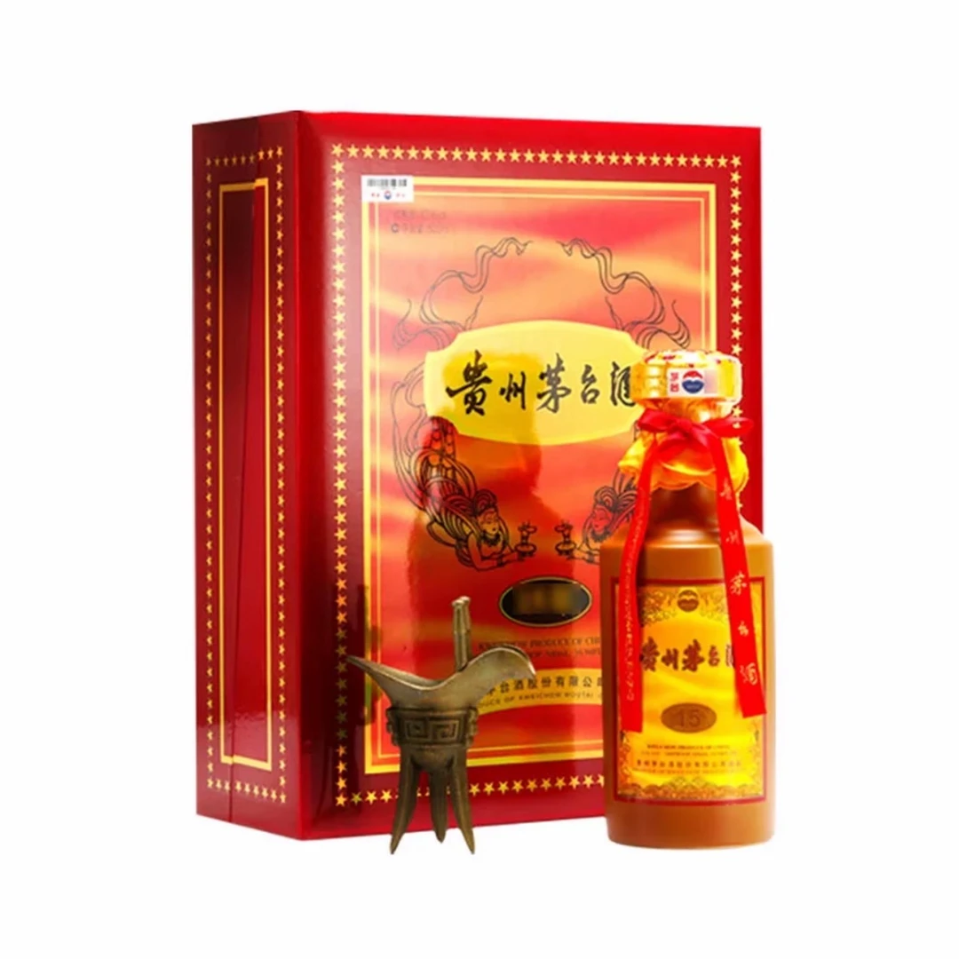 KWEICHOW MOUTAI/贵州茅台年份酒十五年酱香型白酒53度500ml