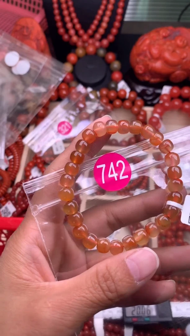 【闪购商品】南红玛瑙珠宝奇石未镶嵌742-7