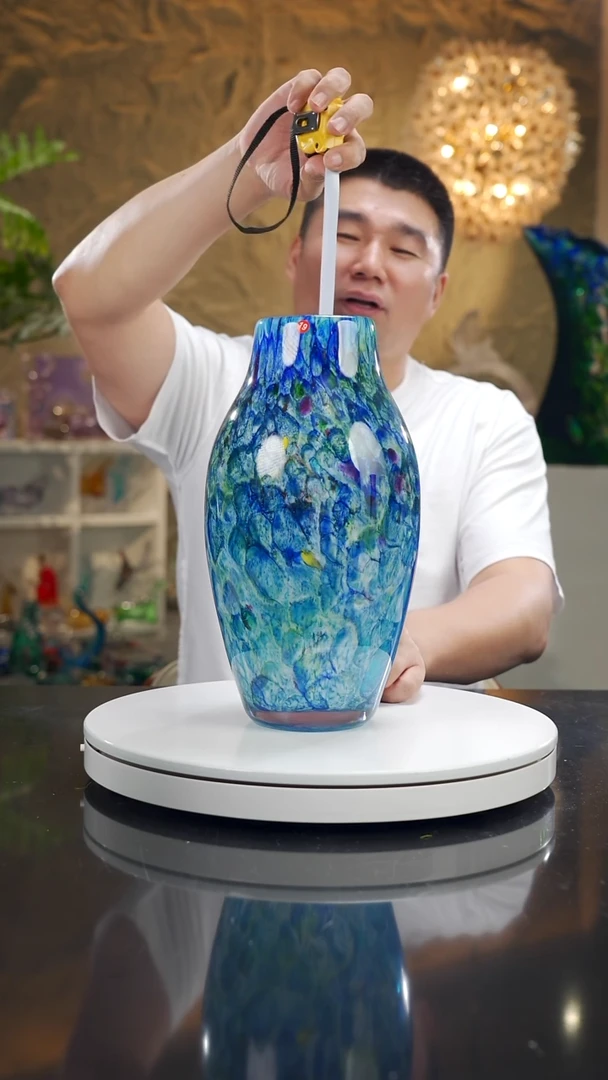 摆件福利设计款莫奈花瓶（微瑕）