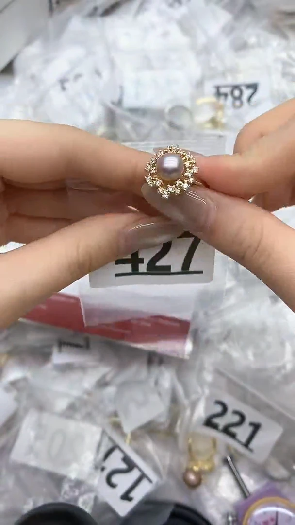 合金珠宝奇石淡水珍珠427