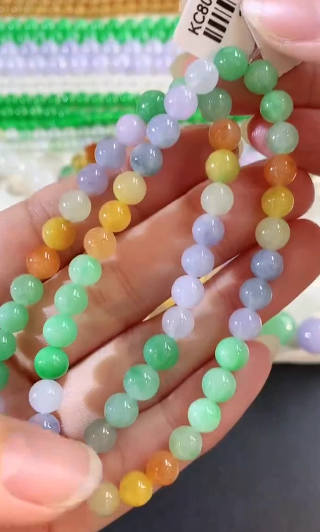 精品翡翠珠链手串-58-1699-1680多样性发其一