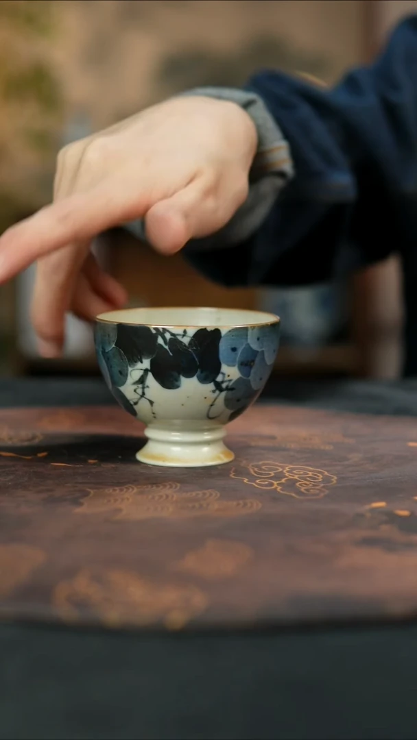 景德镇陶瓷杯碗柴烧多人