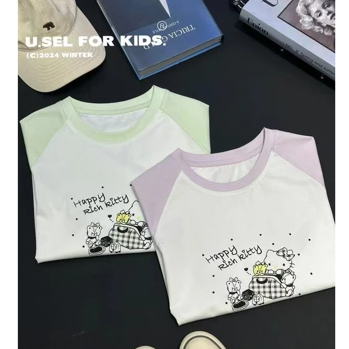 33066高端专享老林家夏季女宝短袖粉色（布衣）