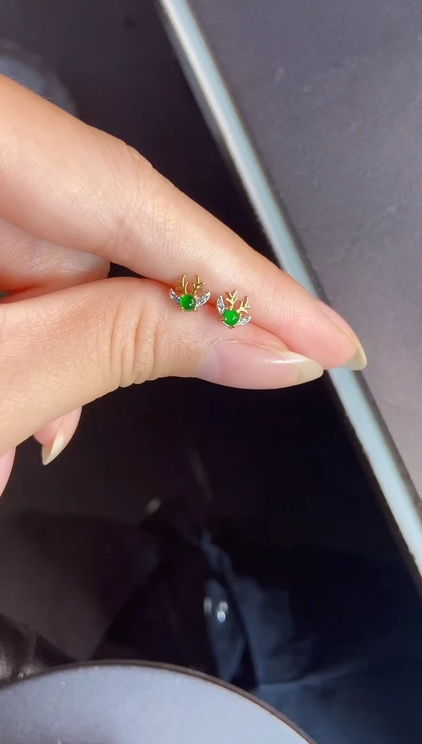 吊坠(不含链)银S925镶嵌翡翠1