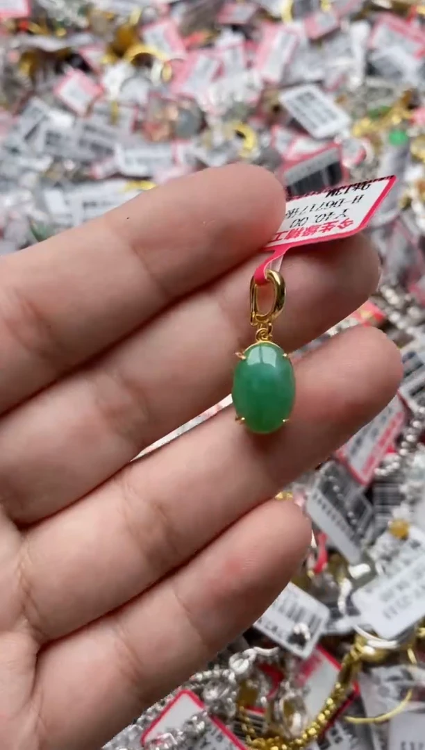 【闪购商品】翡翠戒指银S925镶嵌33333---9