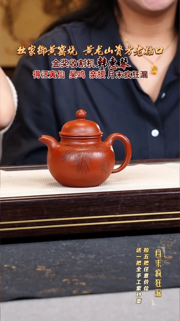 宜兴原矿紫砂壶韩惠琴