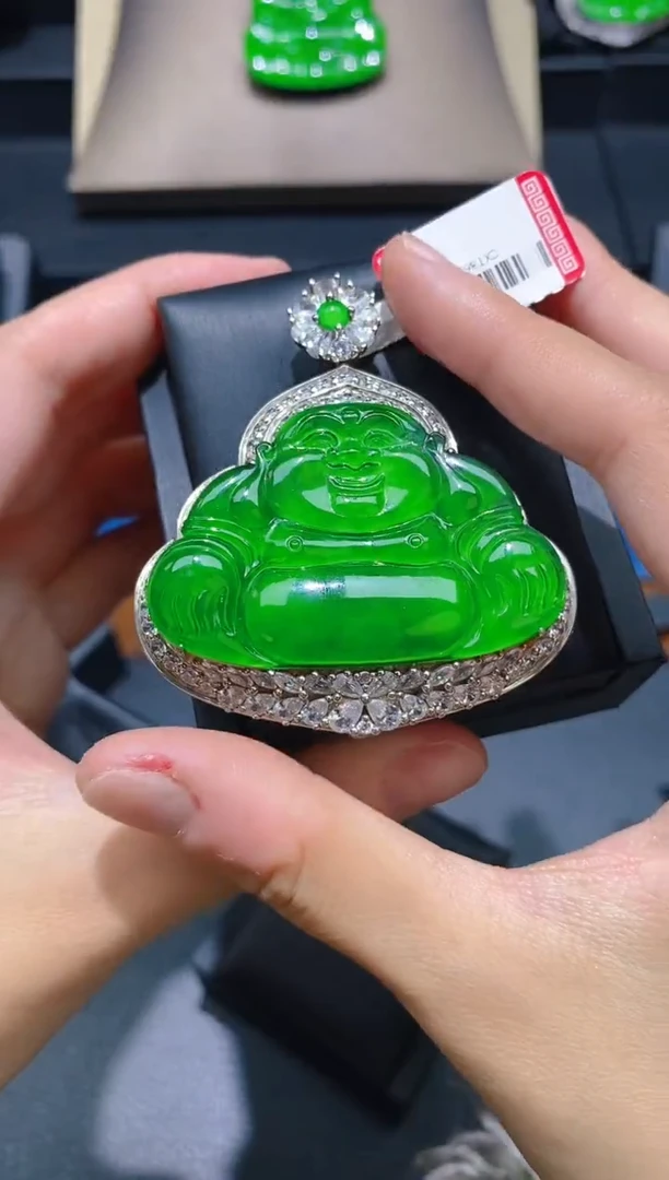 【闪购商品】翡翠颈饰未镶嵌天然A货翡翠r14