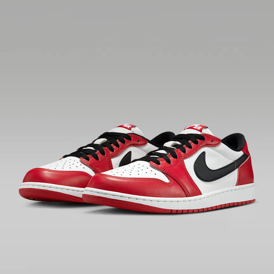 NIKE官方正品AJ1低帮男OG芝加哥经典运动休闲板鞋HQ6998-600