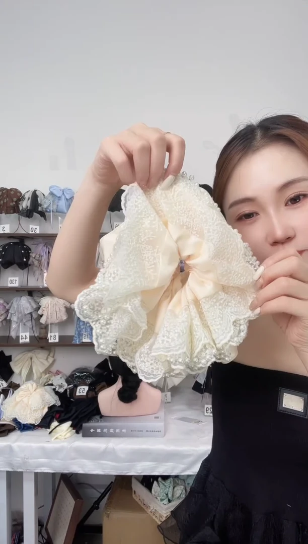 无非金属蝴蝶结发夹