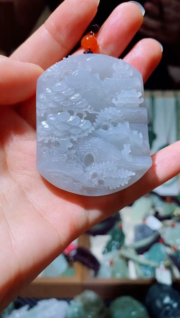颈饰未镶嵌和田玉1