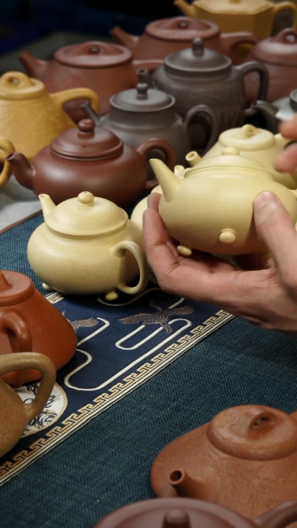 【闪购商品】紫砂茶壶本绿水平茶壶