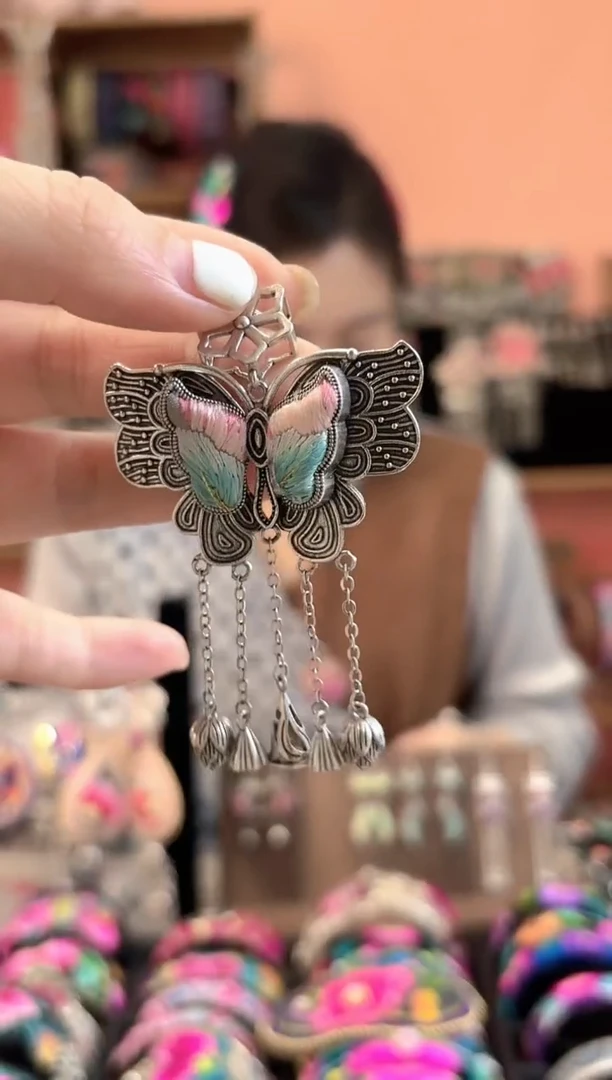 织绣艺枝独绣手工饰品212