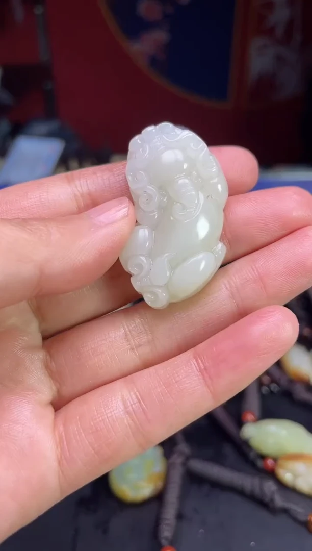 颈饰未镶嵌和田玉123